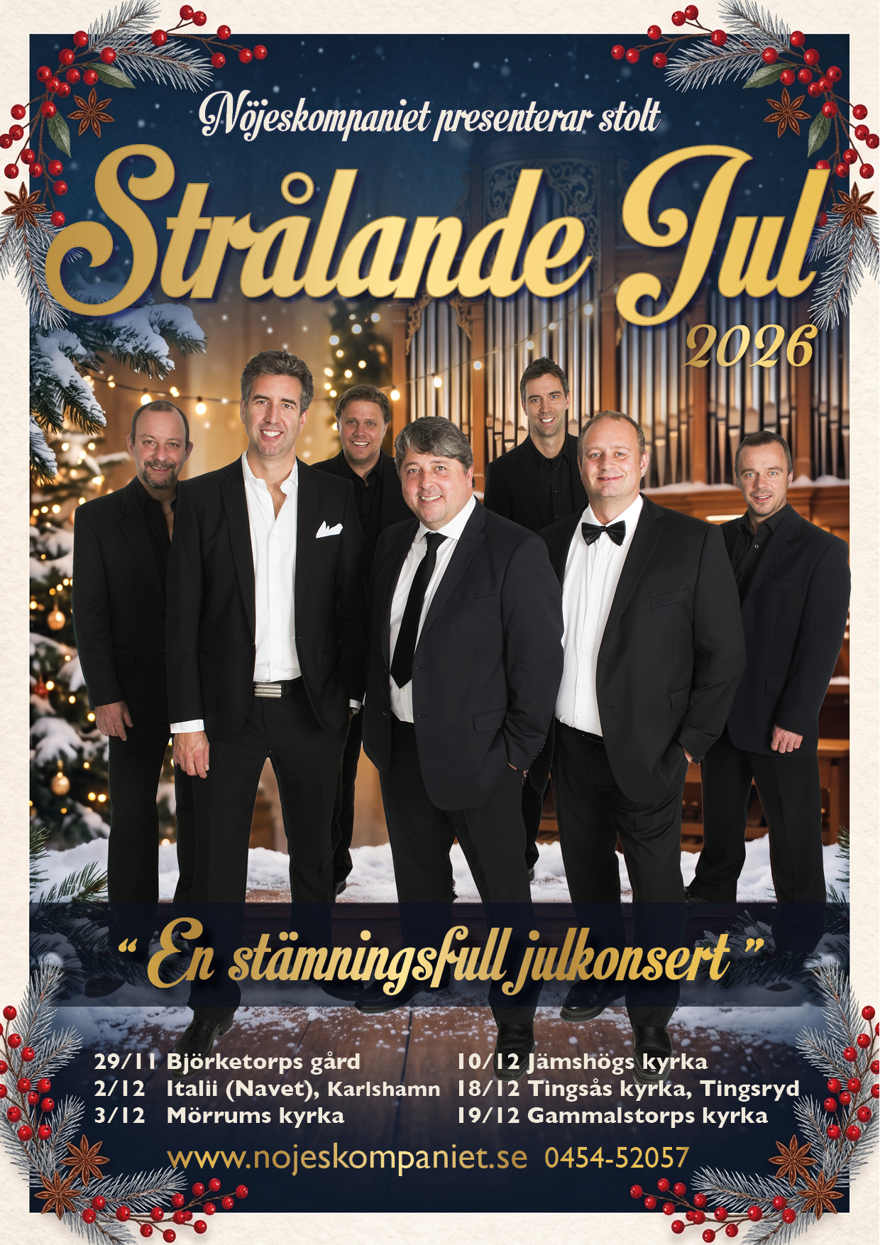Strålande Jul 2026 Affisch Alla